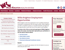 Tablet Screenshot of careers.wkhs.com